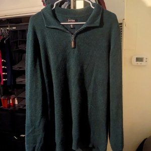 Dark Green Isaac Mizrahi Cashmere Sweater